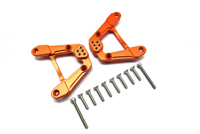 Gpm SCX6030 Aluminum Adjustable Rear Damper Mount Axi251001 For 1/6 Axial Racing Scx6 Axi05000 Orange