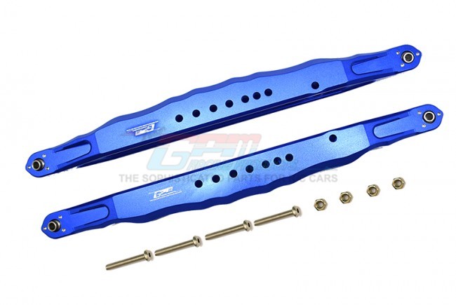 Gpm SB2014L Aluminum Rear Lower Trailing Arms Losi 1/6 4wd Super Baja Rey 2.0 Brushless Desert Truck Los05021 Blue