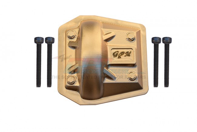 Gpm SCX6012AX-OC Brass Front / Rear Gearbox Cover Axial 1/6 4wd Scx6 Crawler Jeep Jlu Wrangler Axi05000 