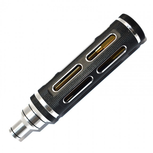 Roadtech NSD066-OC Hss Black Silver 5 In 1 Magnetic Screwdriver Set 1.5/2.0/ 2.5/3.0mm, 4.0phillip Hss Tip 