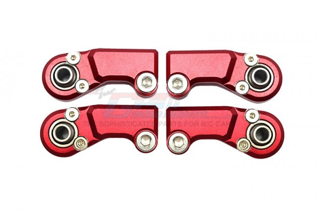 Gpm SCX6161/BE Aluminumball Ends For Original Front Steering Tie Rod Axial Rc 1/6 4wd Scx6 Jeep Jlu Wrangler Axi05000 Red