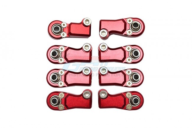 Gpm SCX6160F/BE Aluminumball Ends For Original Front Link Bar Axial Rc 1/6 4wd Scx6 Jeep Jlu Wrangler Axi05000 Red