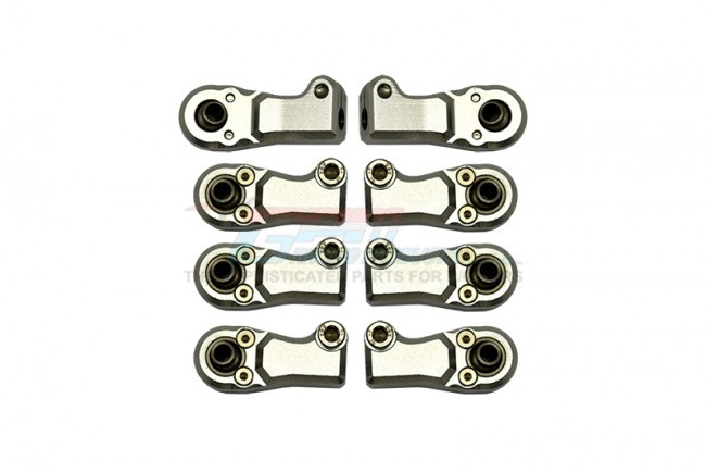 Gpm SCX6160R/BE Aluminum Ball Ends For Original Rear Link Bar Axial Rc 1/6 4wd Scx6 Jeep Jlu Wrangler Axi05000 Silver