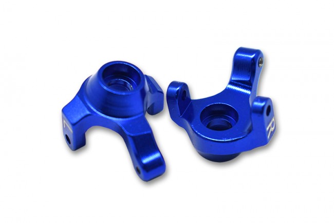 Gpm SCX24021 Aluminum Front Knuckle Arm  Axial Racing 1/24 4wd Scx24 Deadbolt Axi90081 Blue