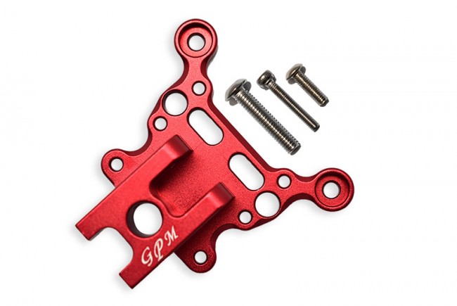 Gpm MAK015FAN Aluminum Front Suspension Link Stabilizer Arrma Kraton / Infraction / Outcast / Infraction / Talion 6s Red