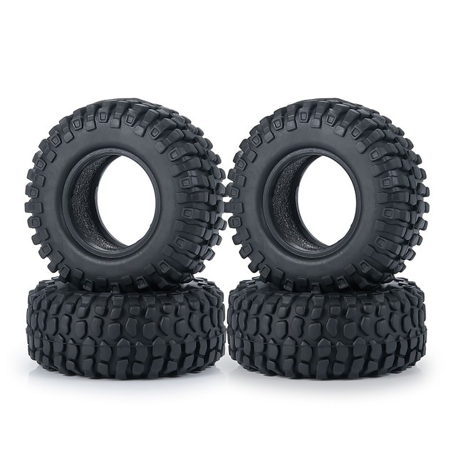 Rubber Tyre Set - 50mm For 1/24 Axial Racing SCX24 Axi00001 Rc Crawler Car Type 3