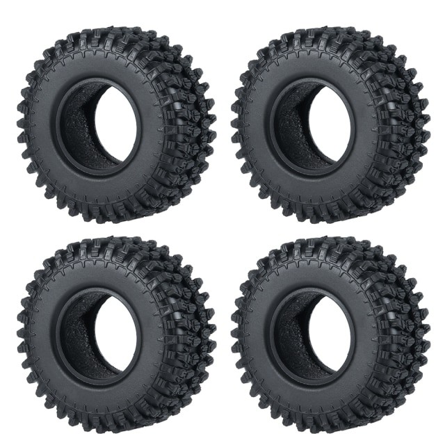 Rubber Tyre Set - 54mm For 1/24 Axial Racing SCX24 Axi00001 Rc Crawler Car Type 1