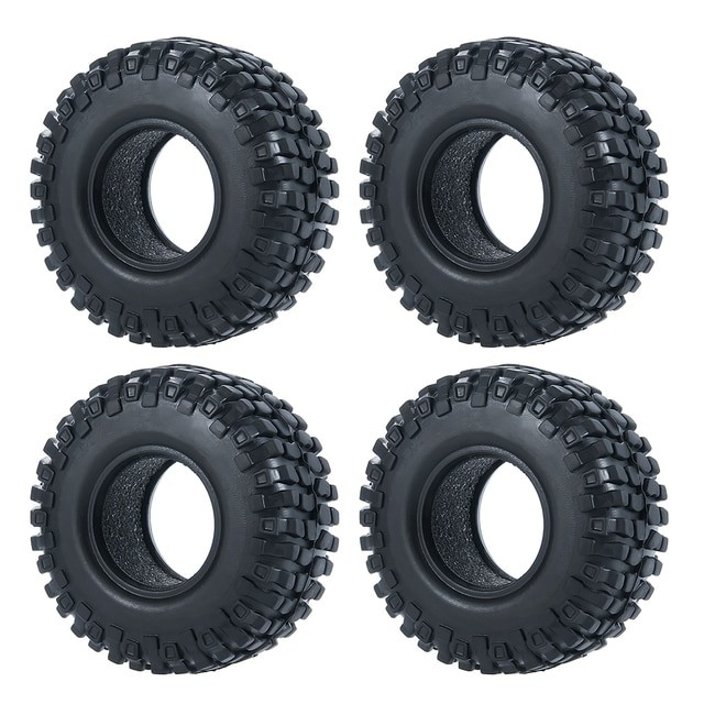 Rubber Tyre Set - 54mm For 1/24 Axial Racing SCX24 Axi00001 Rc Crawler Car Type 3