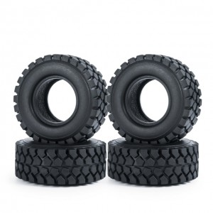 Rubber Tyres Set 50 X 20 / 54 X 23mm  For 1/24 Axial Racing SCX24 Rc Crawler Car