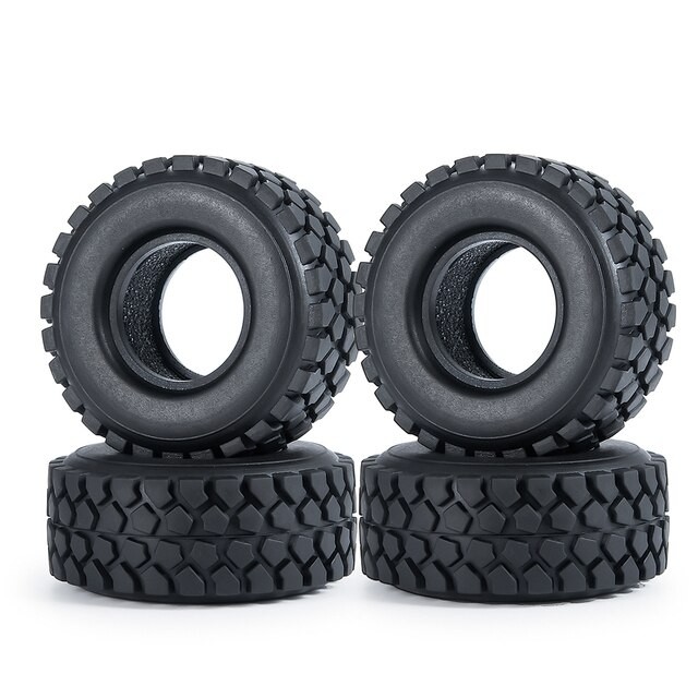 Rubber Tyres Set 50 X 20 / 54 X 23mm  For 1/24 Axial Racing SCX24 Rc Crawler Car 54x23mm
