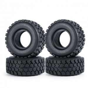 Rubber Tyres Set 50 X 20 / 54 X 23mm  For 1/24 Axial Racing SCX24 Rc Crawler Car