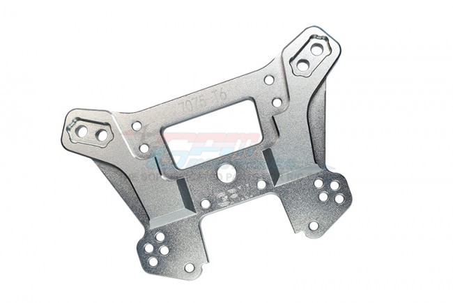 Gpm SLE028 Aluminum 7075-t6 Front Damper Plate Traxxas 1/8 4wd Sledge Monster Truck 95076-4 Silver