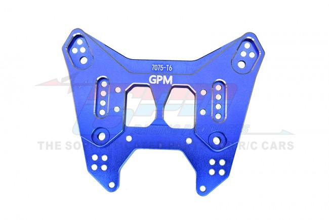 Gpm MAFT030 Aluminum 7075-t6 Rear Damper Plate Arrma 1/7 4wd Fireteam Tactical Unit / Mojave 6s Blx Blue