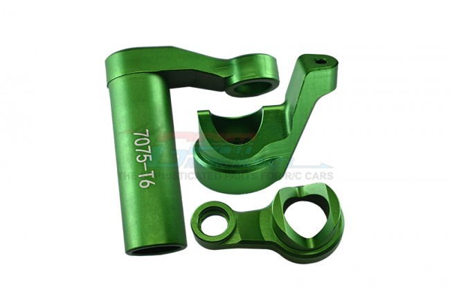 Gpm SLE048 Aluminum 7075-t6 Steering Assembly  Traxxas 1/8 Rc 4wd Sledge Monster Truck 95076 Green