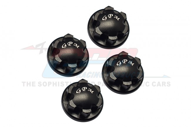 Gpm SLE005 Aluminum 6061-t6 Wheel Lock Traxxas 1/8 Rc 4wd Sledge Monster Truck 95076 Black