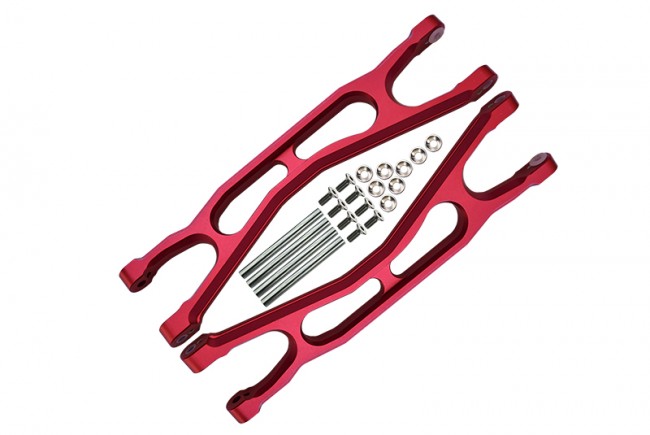 Gpm TXM054F/RL Aluminium 6061-t6 Front / Rear Extended Upper Arms 1/5 Rc Traxxas  4wd X-maxx Widemaxx 8s Monster Red