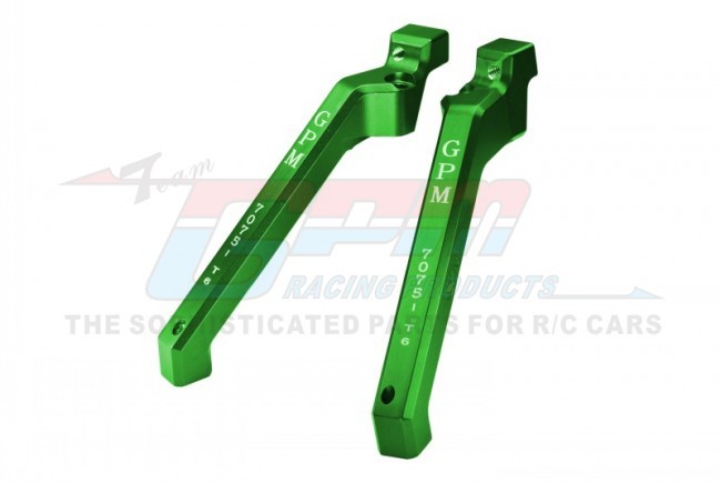 Gpm SLE016RA Aluminum 7075-t6 Rear Chassis Brace Traxxas 1/8 4wd Sledge Monster Truck-95076-4 Green
