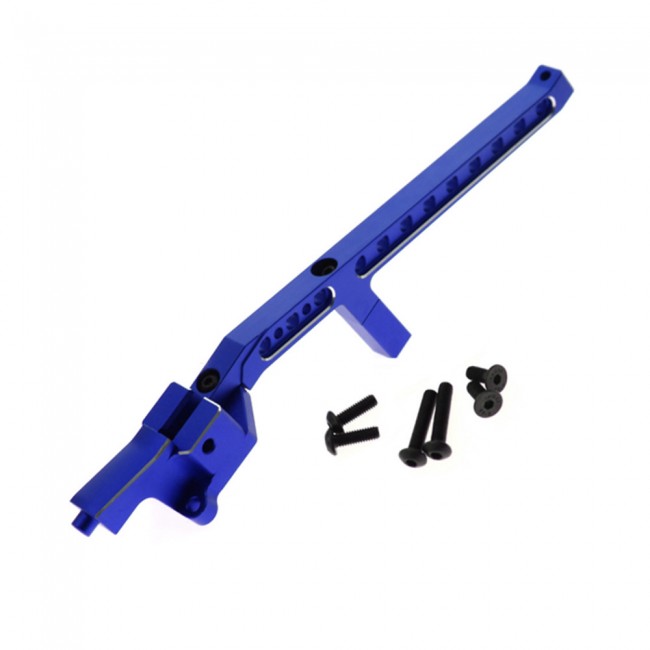 Upgrade Parts Aluminium Rear Chassis Brace 9521 For Traxxas 1/8 Rc Sledge Monster 95076-4 Blue