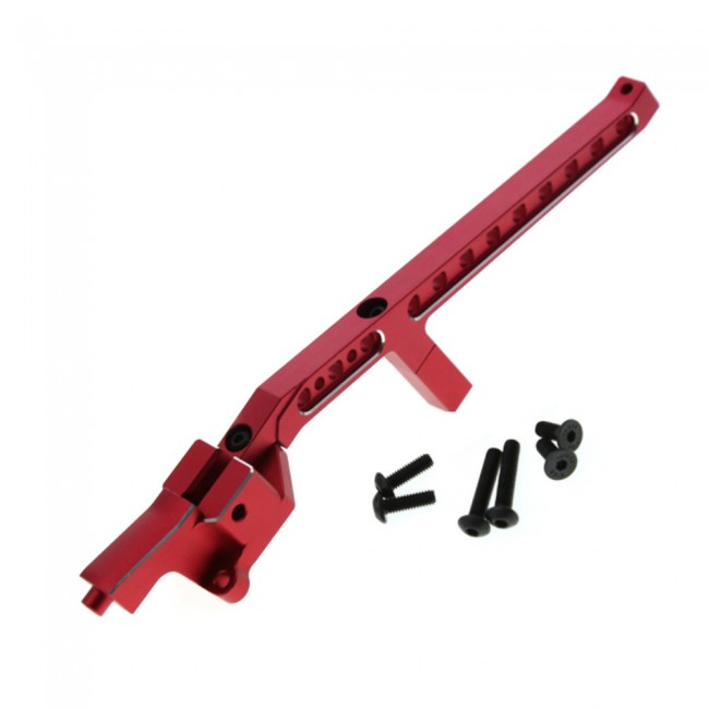 Upgrade Parts Aluminium Rear Chassis Brace 9521 For Traxxas 1/8 Rc Sledge Monster 95076-4 Red