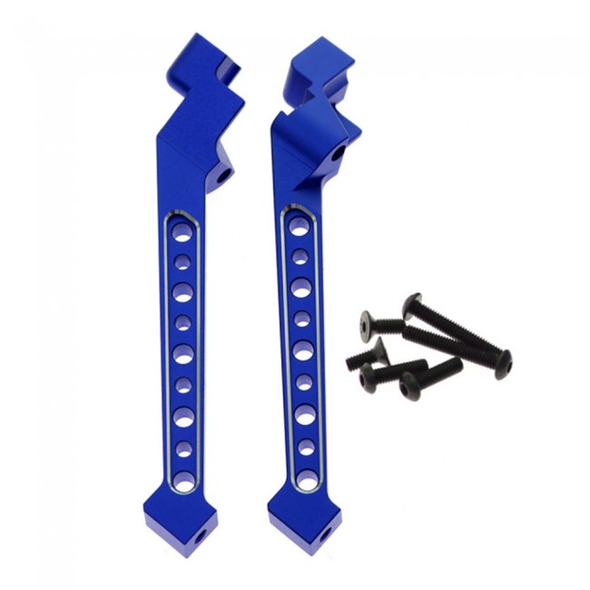 Upgrade Parts Aluminium Rear Left Right Chassis Support 9521 For Traxxas 1/8 Rc Sledge Monster 95076-4 Blue