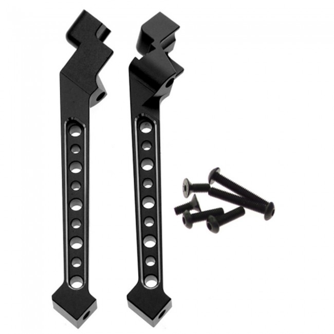 Upgrade Parts Aluminium Rear Left Right Chassis Support 9521 For Traxxas 1/8 Rc Sledge Monster 95076-4 Black