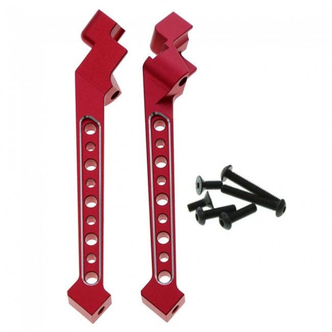 Upgrade Parts Aluminium Rear Left Right Chassis Support 9521 For Traxxas 1/8 Rc Sledge Monster 95076-4 Red