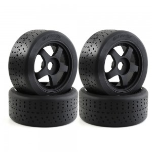 Rubber Tyre And Wheel Set For Arrma 1/7 Limitless Ara109011 / Arrma 1/7 Infraction Ara109001 6s Bls Car