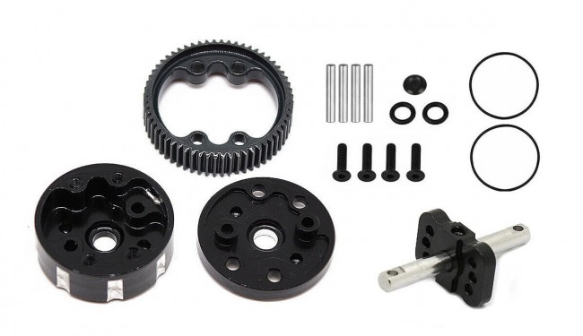 Diff Locker Spool With Differential Case 2wd Rc Traxxas Rustler Slash Stampede Car Black