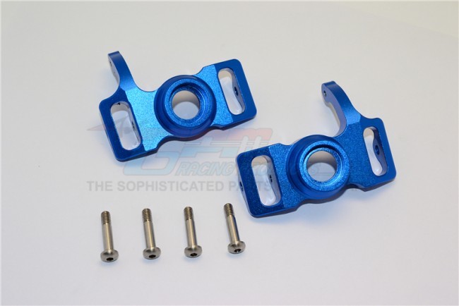 Gpm SAV1021 Alloy Front/rear Steering Block Hpi Savage / Savage X Rc Truck Blue