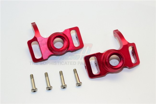 Gpm SAV1021 Alloy Front/rear Steering Block Hpi Savage / Savage X Rc Truck Red