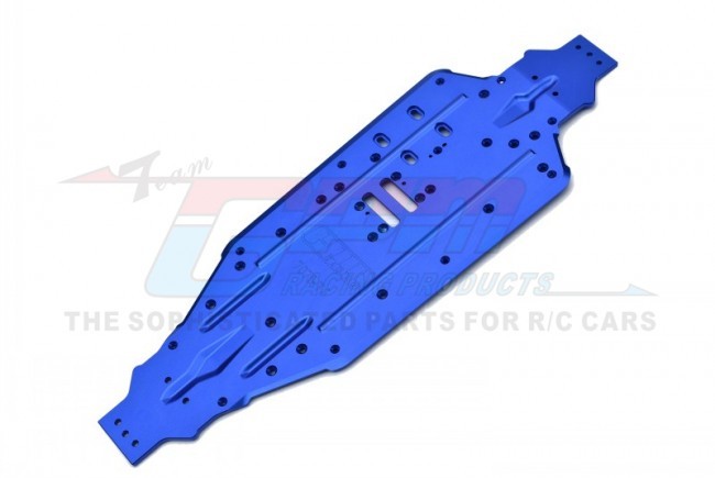 Gpm SLE016 Aluminum 7075-t6 4mm Main Chassis Protection Plate Traxxas 1/8 4wd Sledge Monster Truck 95076-4 Blue