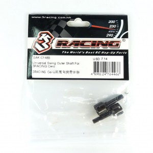 3racing SAK-C148B Universal Swing Outer Shaft 1/10 Rc Sakura Cero Ultra Touring Car