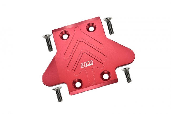 Gpm MAT331F Aluminum Front Chassis Protection Plate Arrma 1/8 4wd Talion / Outcast 6s Blx Red