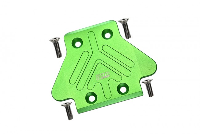 Gpm MAT331R Aluminum Rear Chassis Protection Plate Arrma 1/8 4wd Talion / Outcast 6s Blx Green
