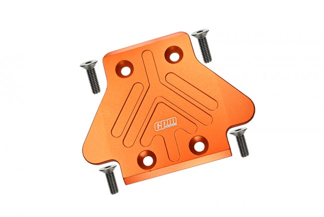 Gpm MAT331R Aluminum Rear Chassis Protection Plate Arrma 1/8 4wd Talion / Outcast 6s Blx Orange