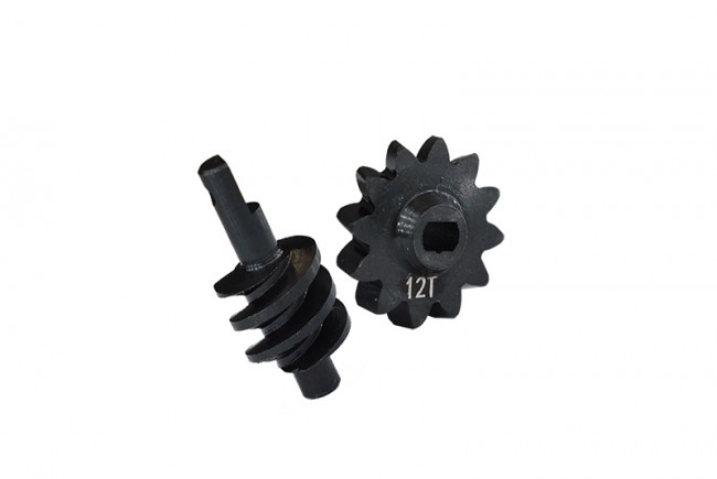 Gpm Carbon Steel Overdrive Differential Worm Gear Set 12/13/14/16t Axial Rc 1/24 4wd Scx24 Crawler 12t