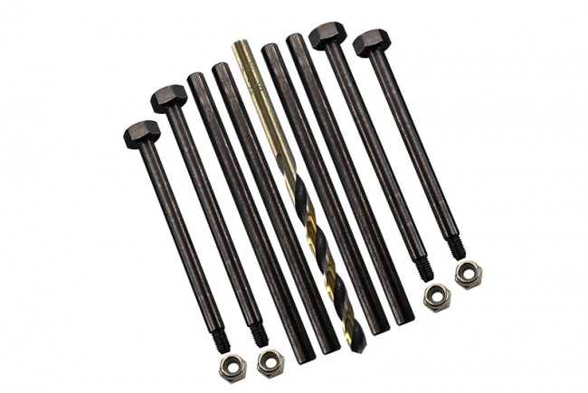 Gpm SLEOARM/PIN Medium Carbon Steel Completed Inner And Outer Pins For Original Suspension Traxxas 1/8 4wd Sledge Monster Truck 95076-4 