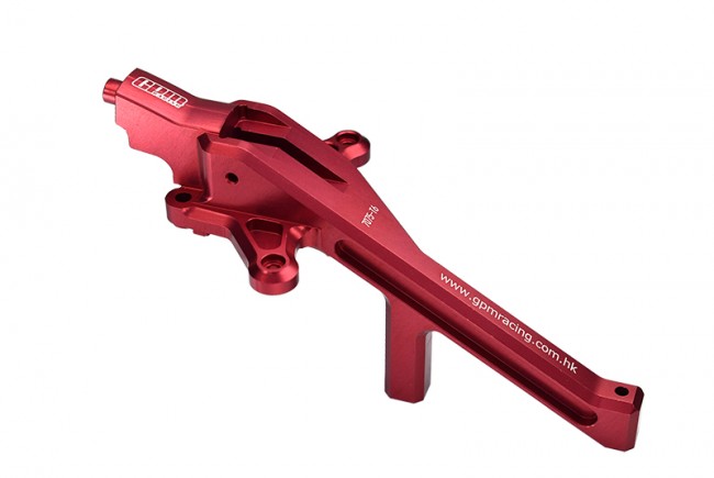 Gpm SLE016F Aluminum 7075-t6 Front Chassis Brace Traxxas 1/8 4wd Sledge Monster Truck 95076-4 Red