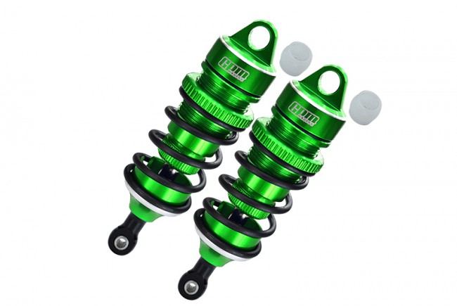 Gpm MAL088R Aluminum 6061-t6 Rear Adjustable Spring Dampers 88mm With 6mm Shaft Arrma 1/7 4wd Limitless / Infraction 6s V2 Green