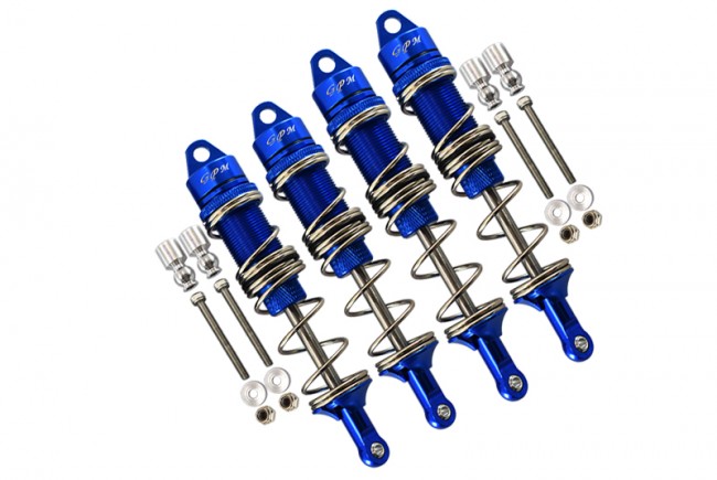 Gpm MAK115135FR Aluminum Front 115mm & Rear 135mm Dampers Arrma 1/8 4wd Kraton 6s Ar106005 / Ar106015 / Ar106018 Blue