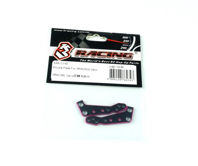 3racing SAK-C140 Knuckle Plate For 1/10 Cero Utlra Touring Car 