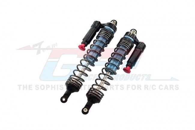 Gpm UDR139R/LN Aluminum 6061-t6 Rear L-shape Piggy Back (built-in Piston Spring) Adjustable Spring Dampers 139mm Traxxas 1/7 Unlimited Desert Racer Pro-scale 4x4 85076-4 Gun Silver