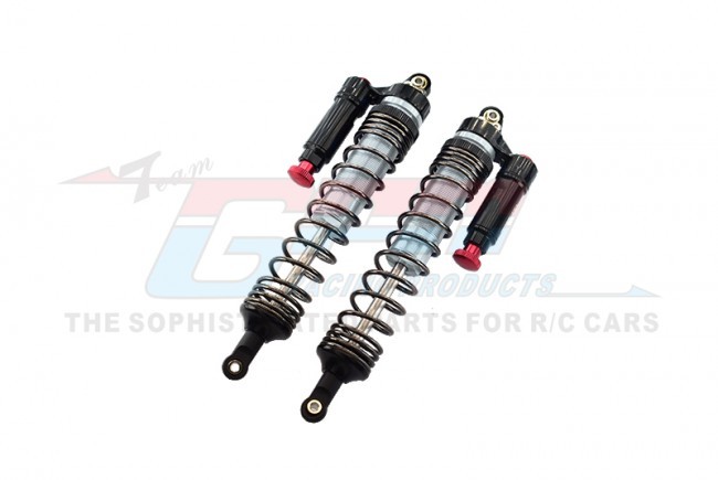 Gpm UDR139R/LN Aluminum 6061-t6 Rear L-shape Piggy Back (built-in Piston Spring) Adjustable Spring Dampers 139mm Traxxas 1/7 Unlimited Desert Racer Pro-scale 4x4 85076-4 Silver