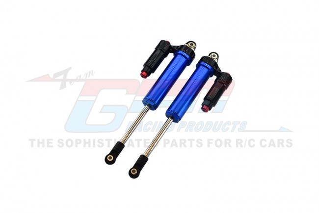 Gpm UDR135FX/LN Aluminum 6061-t6 Front L-shape Piggy Back (built-in Piston) Internal Damper 135mm Traxxas 1/7 Unlimited Desert Racer Pro-scale 4x4 85076-4 Blue