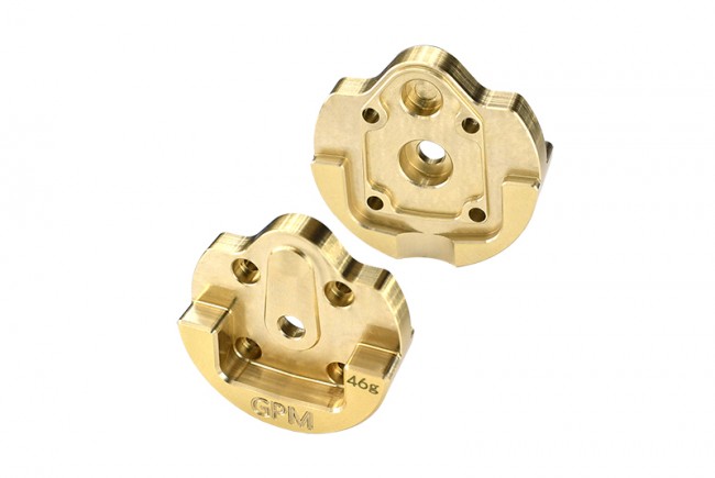 Gpm UTB021AX-OC Brass Outer Portal Drive Housing Front / Rear Heavy Edition Axial 1/18 Utb18 Capra 4wd Unlimited Trail Buggy Axi01002 