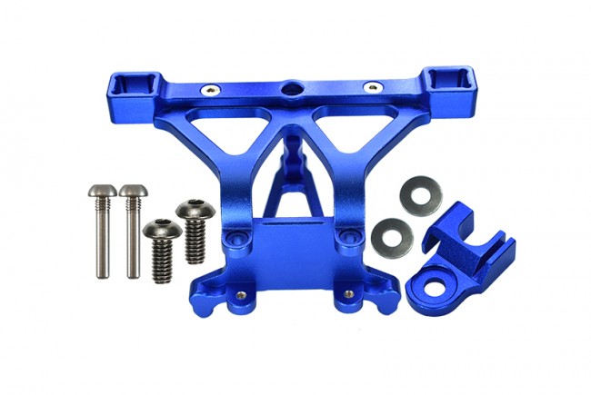 Gpm TRV029 Alloy Front Body Posts Mount Traxxas Revo Monster Blue