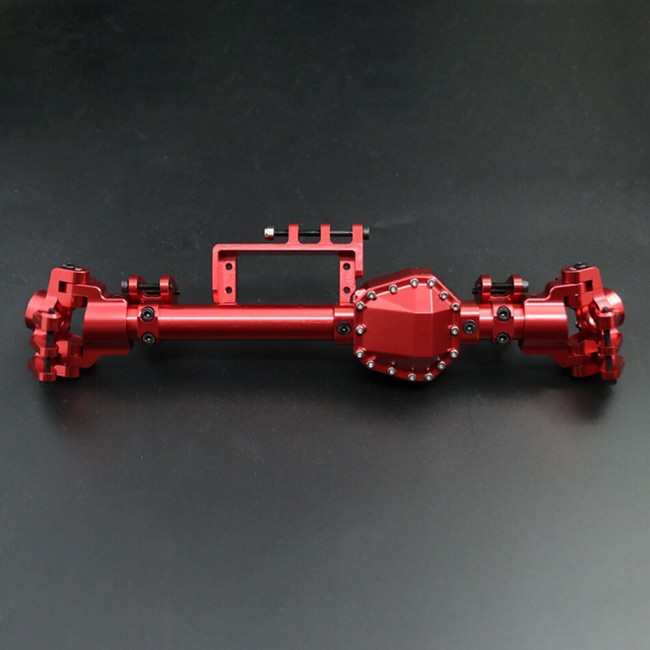 Alloy Front Axle Diff Housing 1/10 Axial Rc RBX10 Ryft Rock Bouncer Axi03005 Red