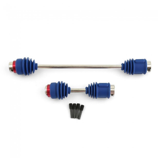 Center Hd F & R 8655r Cvd Driveshafts 1/10 Traxxas Rc E-revo 2.0 Vxl 86086-4 Blue