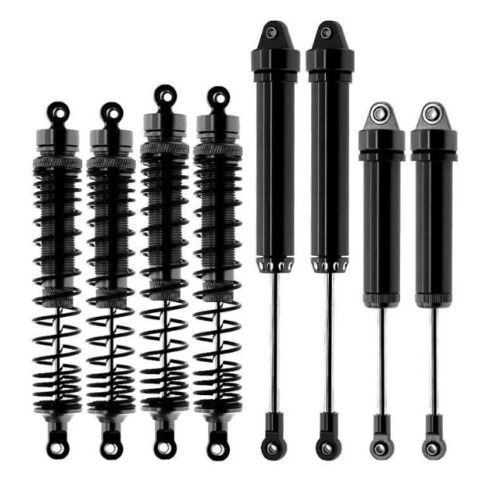 Full Alu Oil Damper Set 8pcs For Traxxas 1/7 Unlimited Desert Racer Udr 85086-4 Black