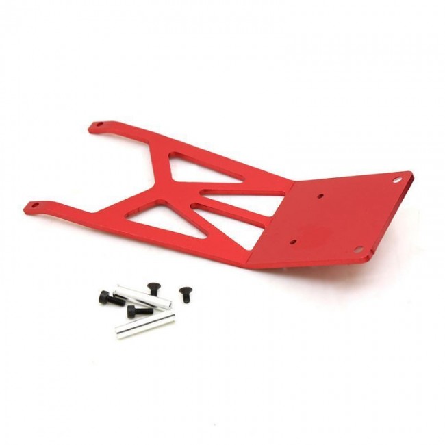 Aluminium Front Skid Plate 5837 1/10 Traxxas Rc 1/10 Slash 2wd Short Course Red